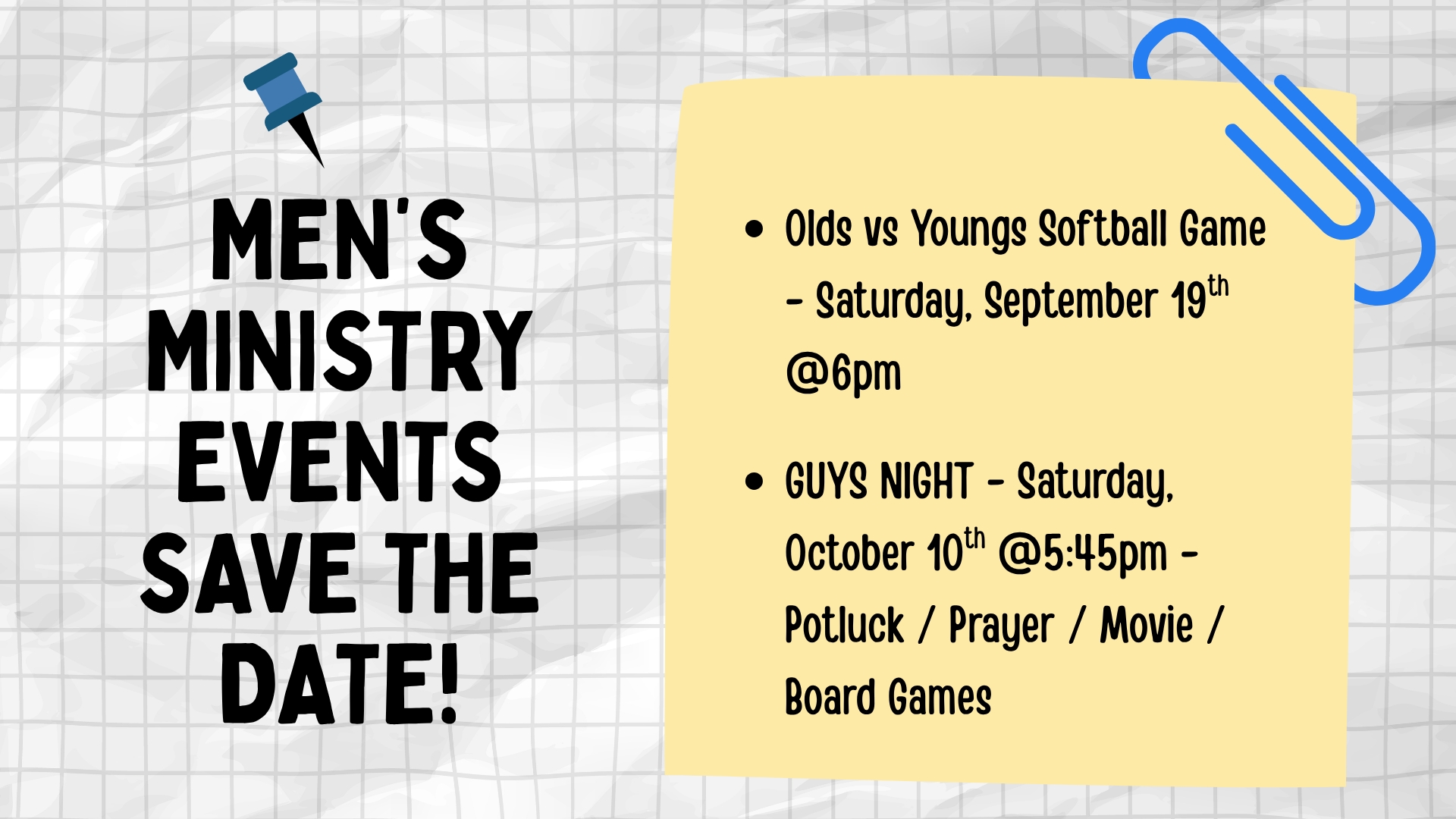 Guy's Events